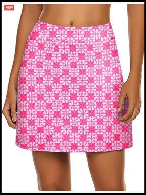 Active Performance Skort Lightweight Tennis Golf Workout Skirt for Women